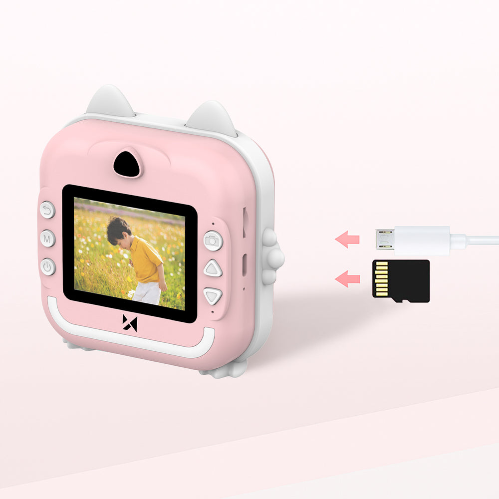 Wozinsky WDT-01 Thermal Printer Camera for Kids - Pink_11