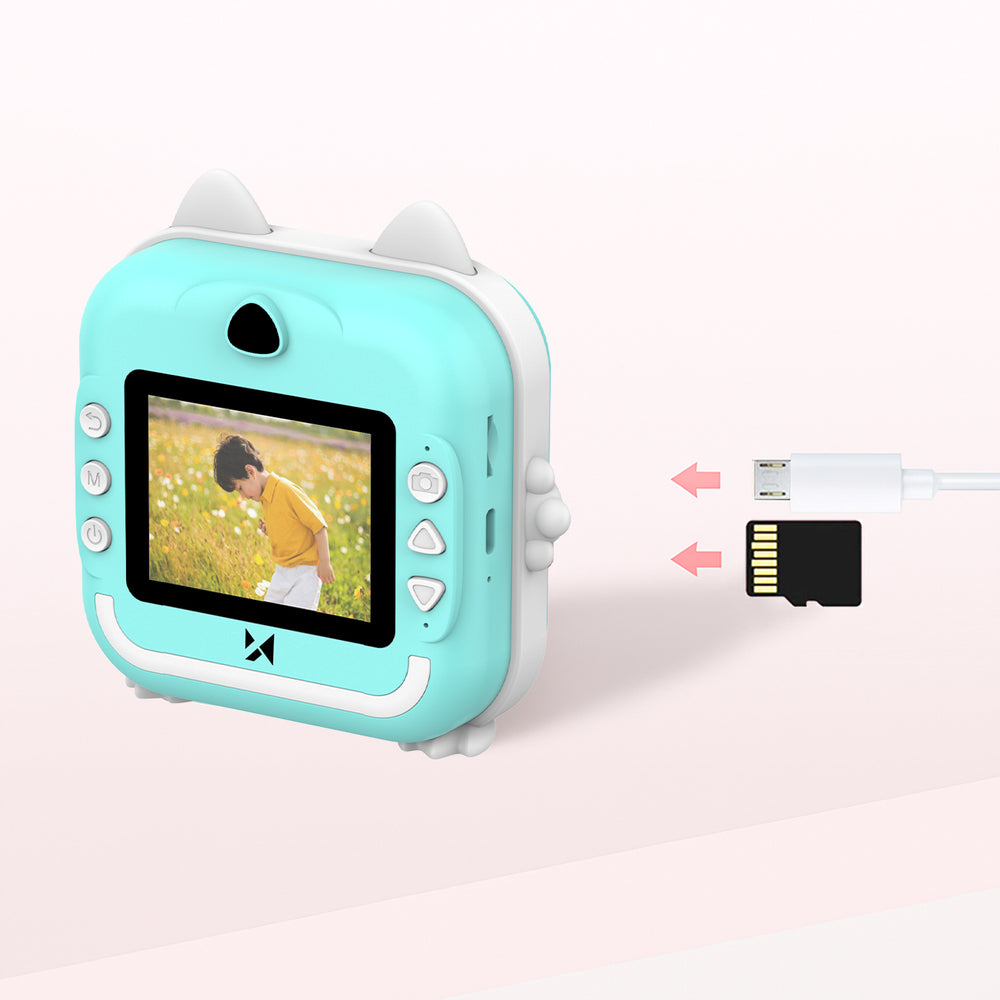 Wozinsky WDT-02 Thermal Printer Camera for Kids - Blue_11