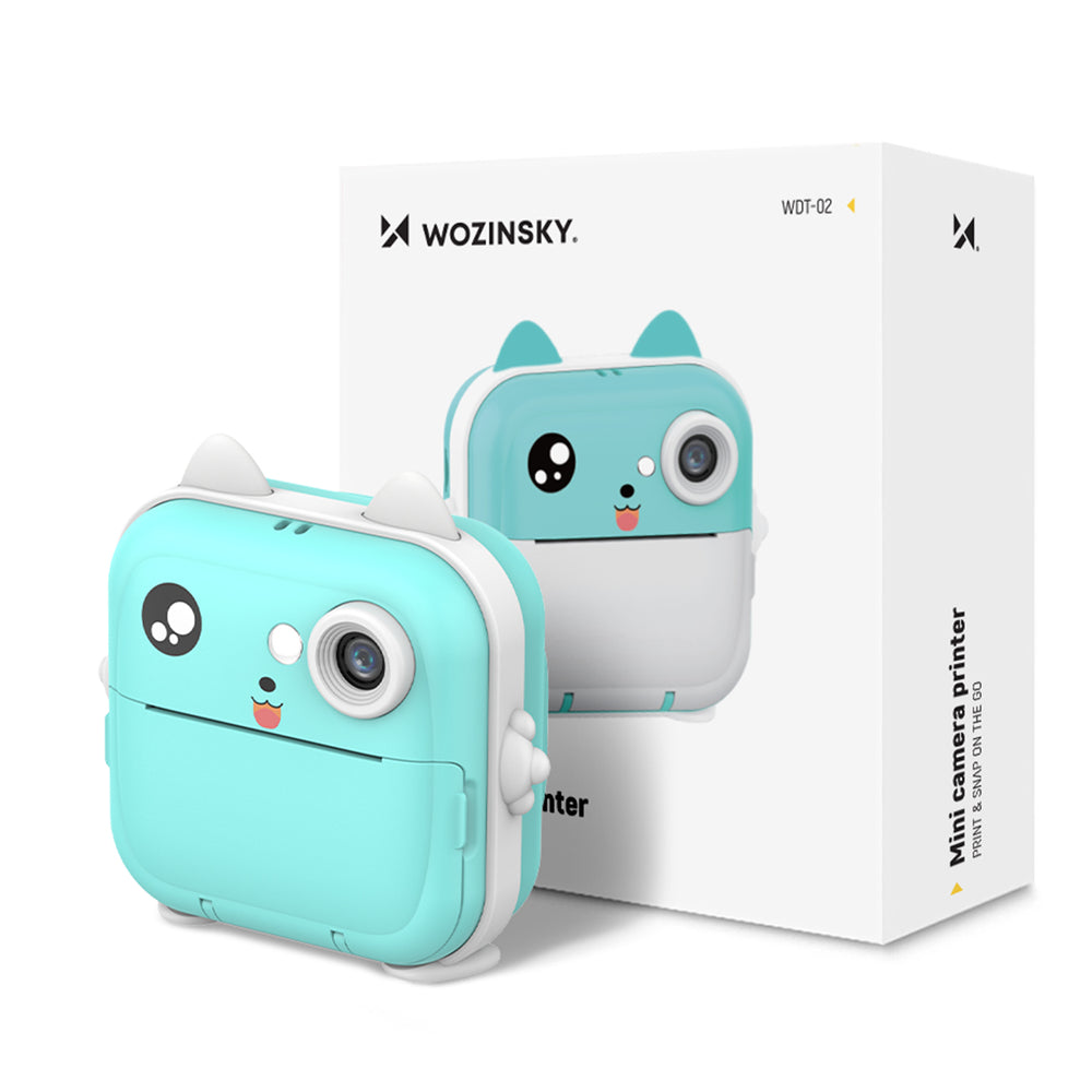 Wozinsky WDT-02 Thermal Printer Camera for Kids - Blue_1