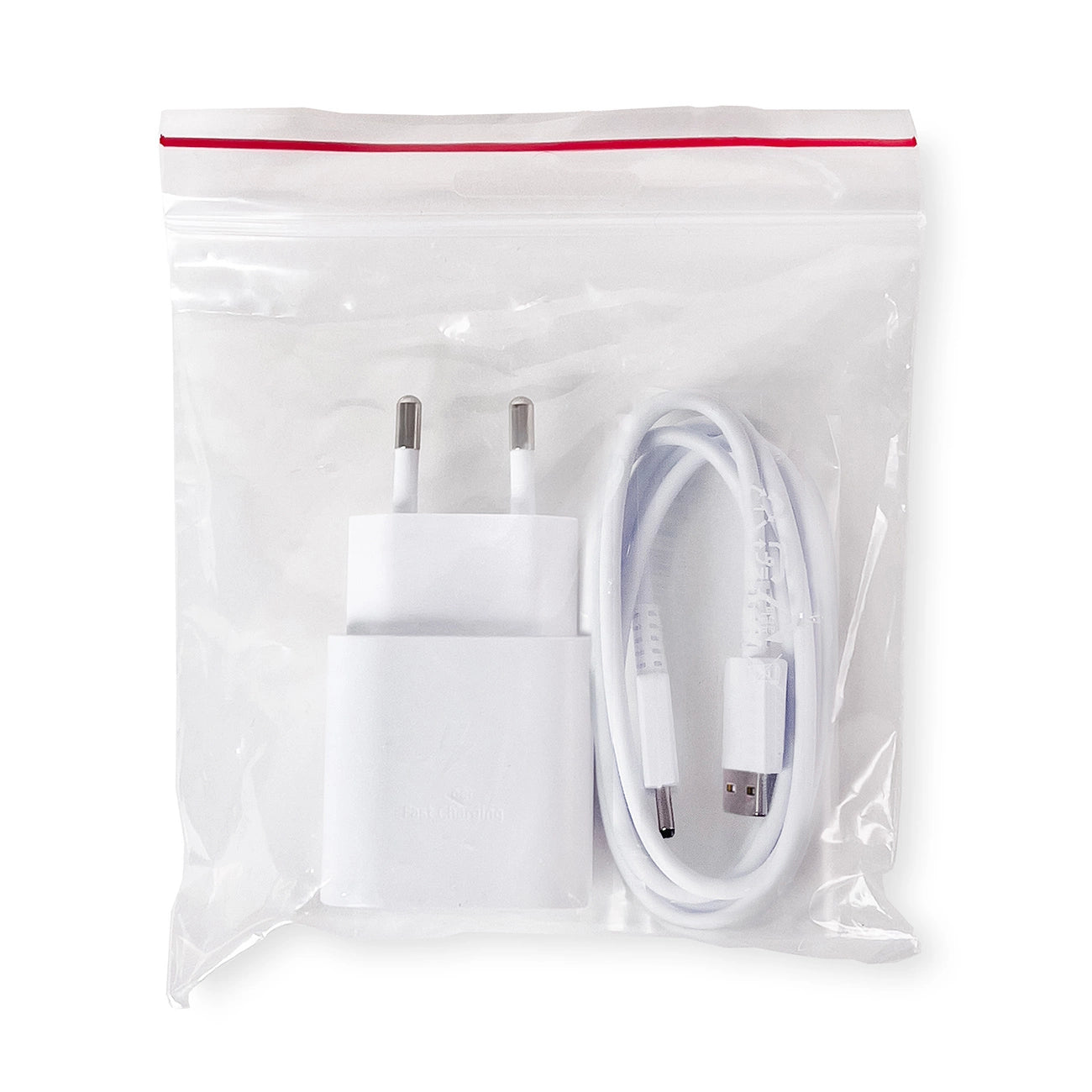 Samsung EP-TA200EWE USB-A 15W wall charger with EP-DR140AWE USB-A - USB-C cable (OOB Bulk - replacement packaging) - white_7