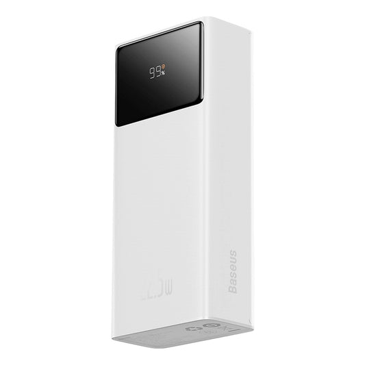 Baseus EnerFill FP41 30000mAh 22.5W Powerbank with Baseus Simple USB-A - USB-C 3A 30cm Cable - White_0