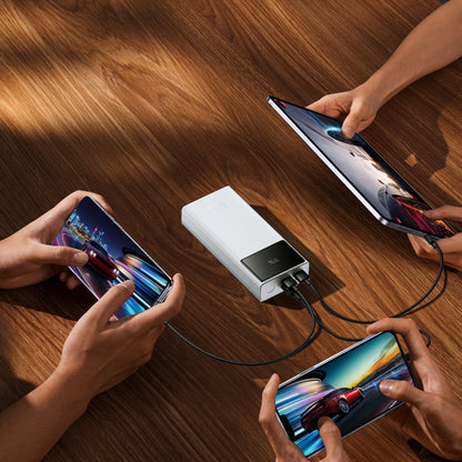 Baseus EnerFill FP41 30000mAh 22.5W Powerbank with Baseus Simple USB-A - USB-C 3A 30cm Cable - White_11