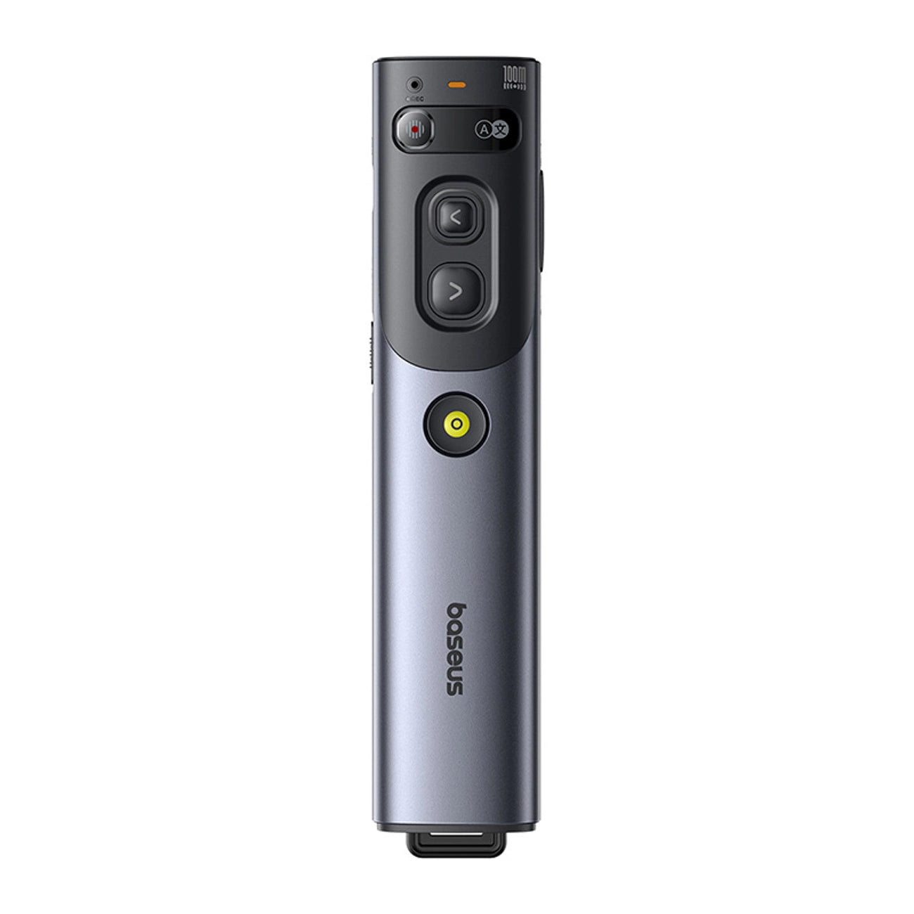 Baseus Orange Dot Laser Pointer with AI and Automatic Translation - Gray (with battery)_1