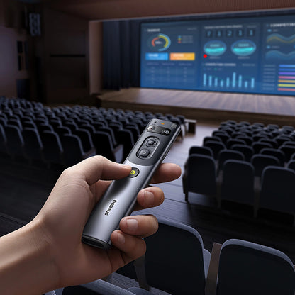 Baseus Orange Dot Laser Pointer with AI and Automatic Translation - Gray (with battery)_8