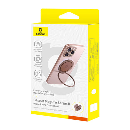 Baseus MagPro II Magnetic Ring with Stand Function – Red Gold_3