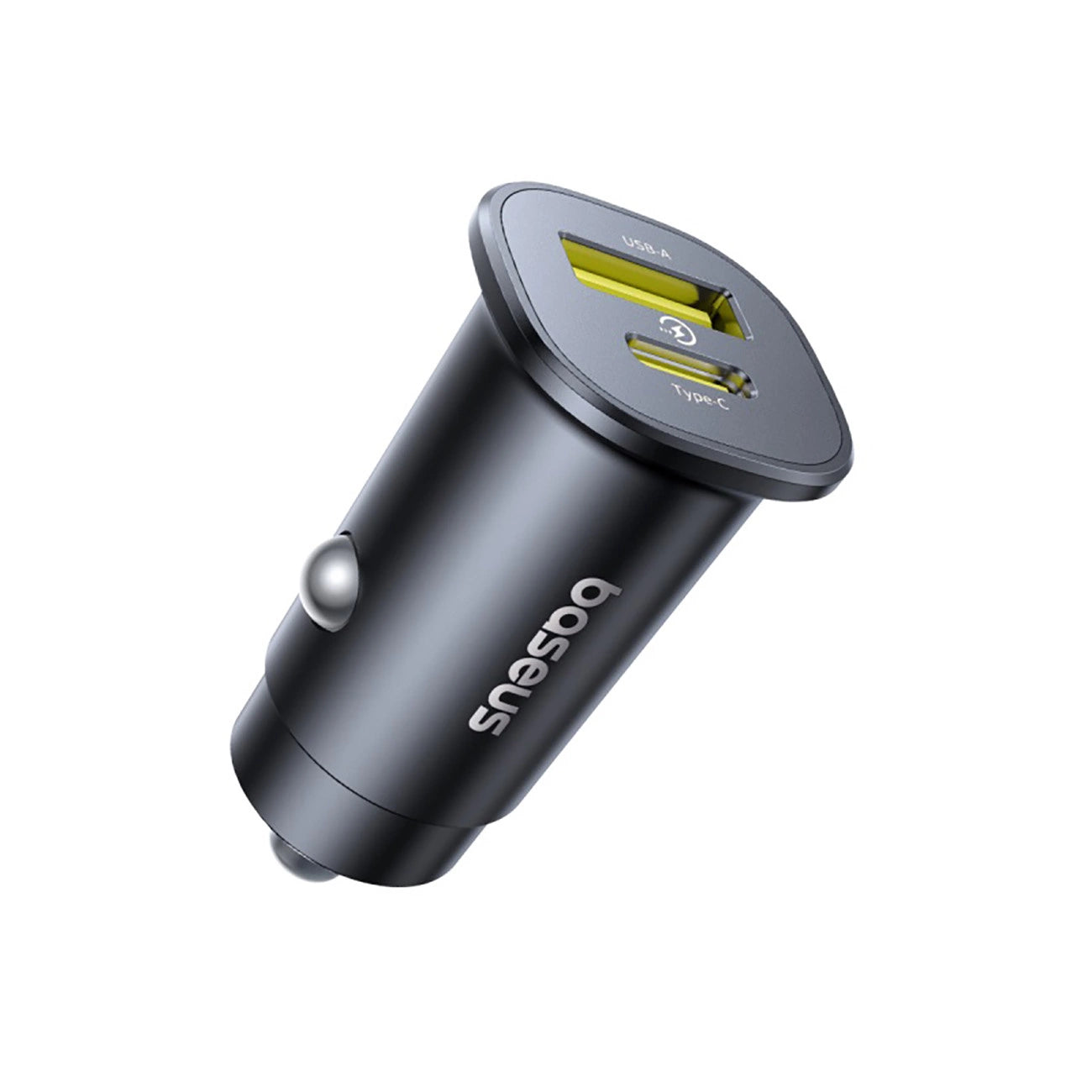 Baseus GoTrip USB-C / USB-A 30W Car Charger - Black_3
