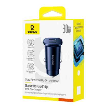 Baseus GoTrip 2 x USB-C 30W Car Charger - Black_9