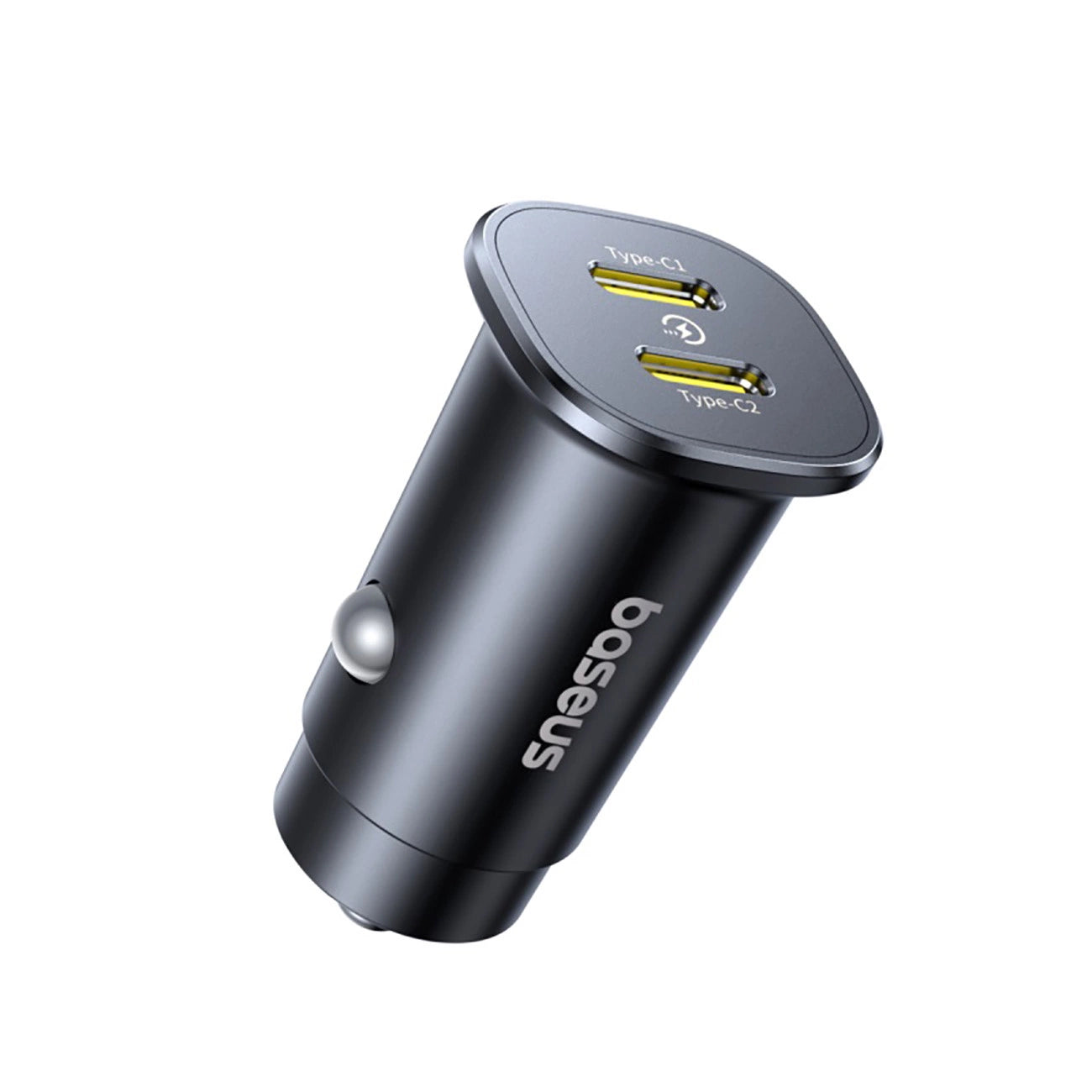Baseus GoTrip 2 x USB-C 30W Car Charger - Black_1