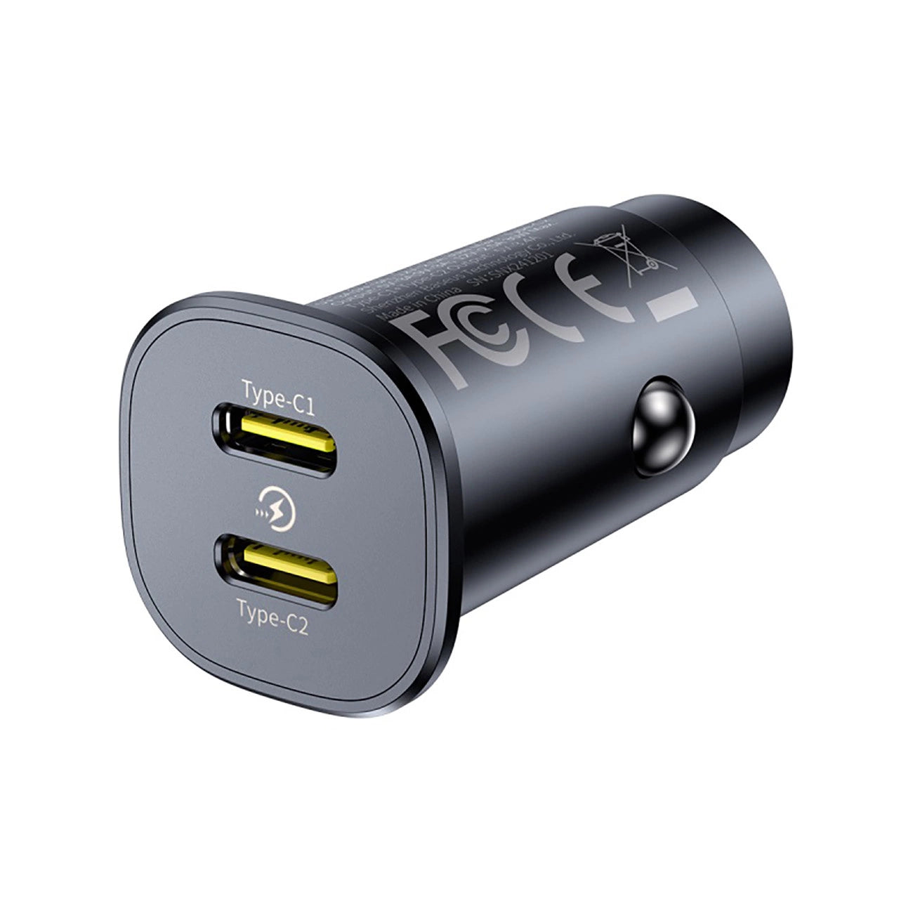 Baseus GoTrip 2 x USB-C 30W Car Charger - Black_3