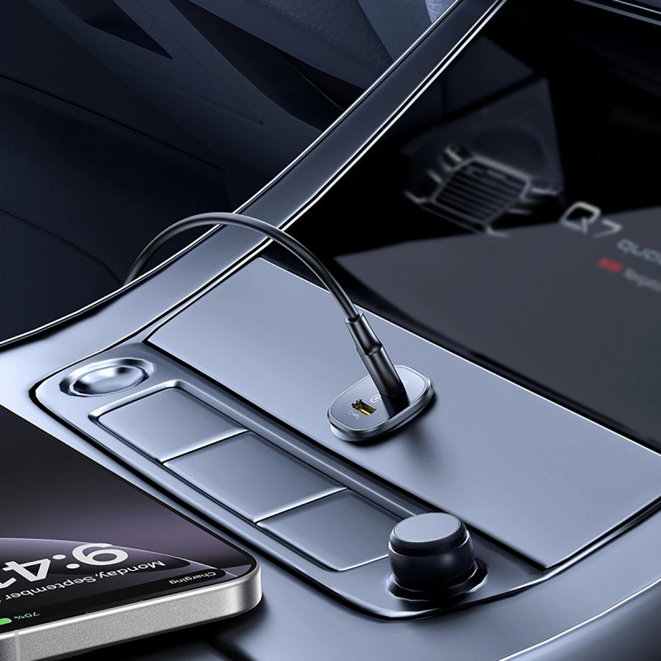 Baseus GoTrip 2 x USB-C 30W Car Charger - Black_6