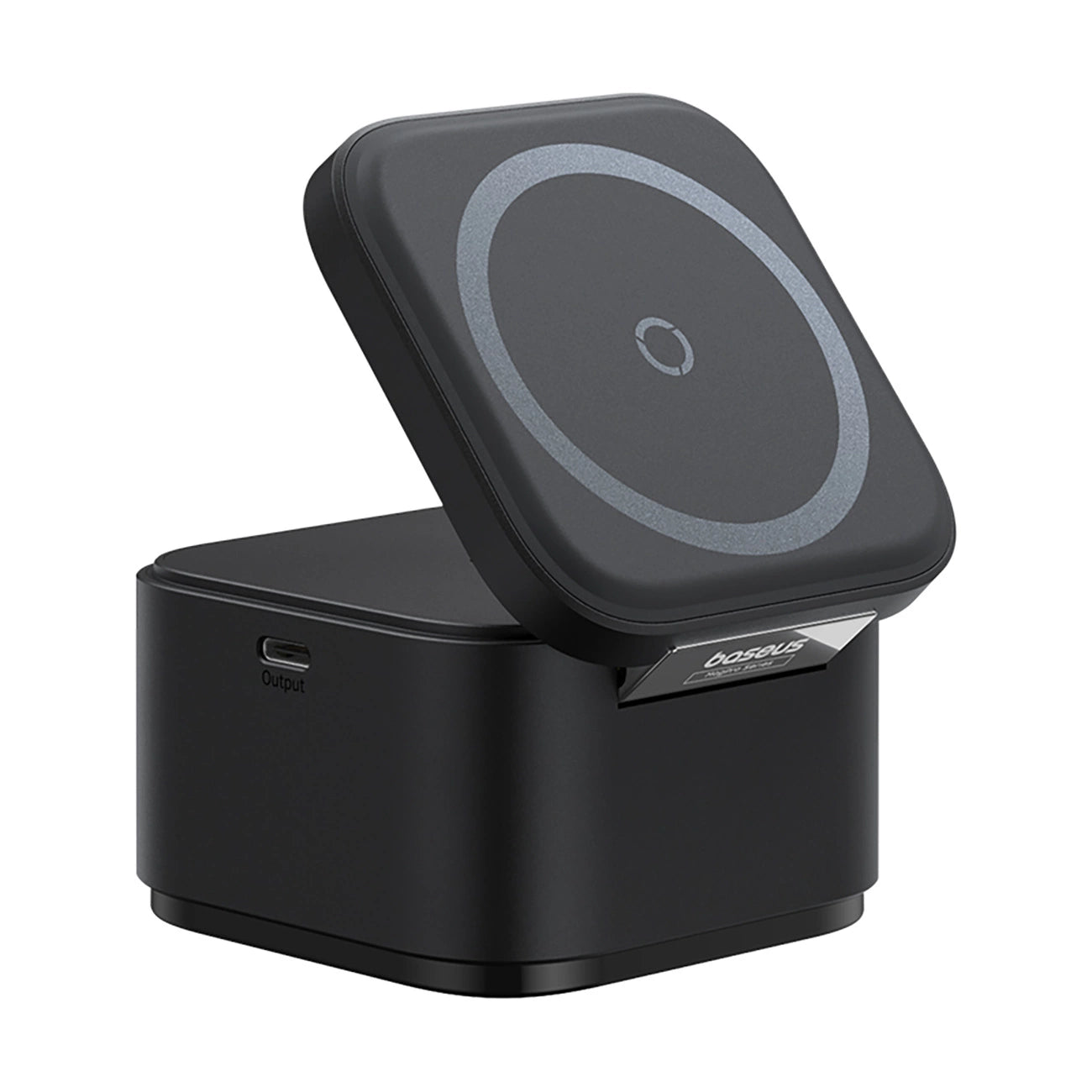 Baseus MagPro 3in1 25W MagSafe Compatible Inductive Charger for Phone and Smartwatch - Black_5