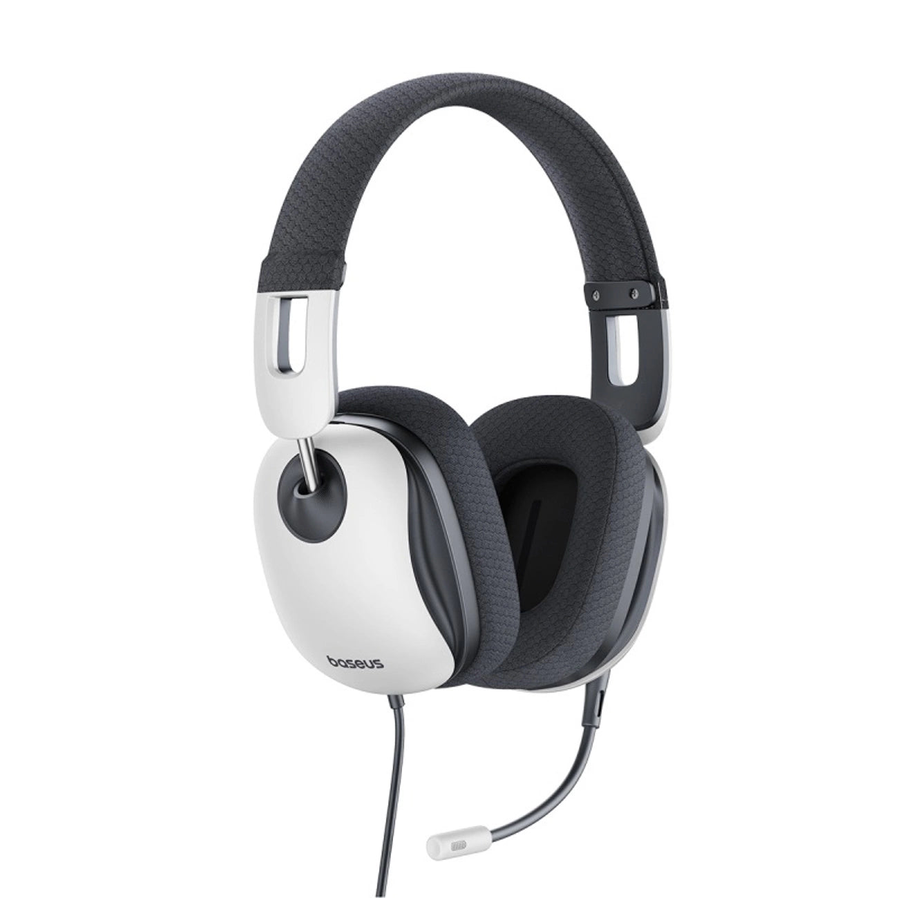 Baseus GoPlay 1 Max Gaming Wired Over-Ear Gaming Headphones - White and Black_3