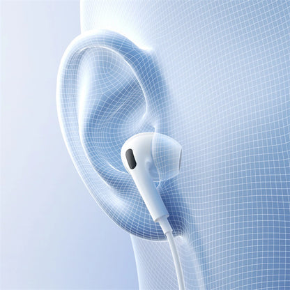 Baseus Encok CZ19 USB-C Wired In-Ear Headphones - White_5