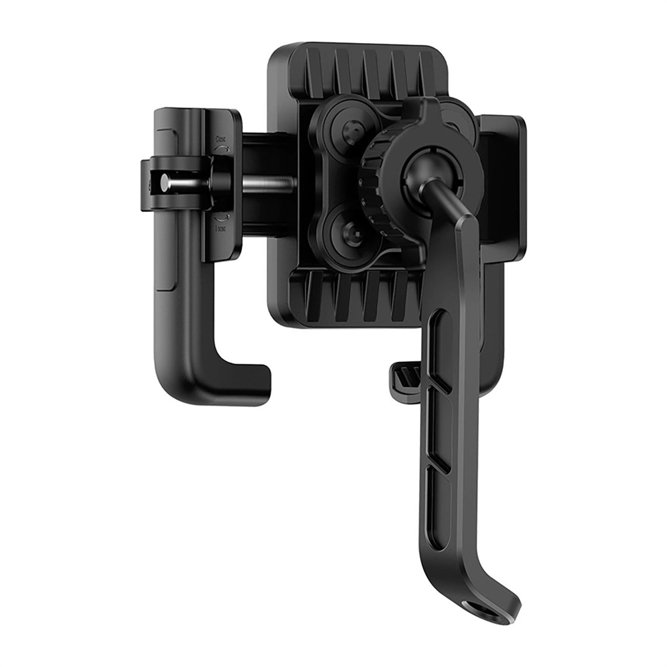 Baseus GoTrip Motorcycle Phone Holder for Mirror, with Shock Absorption - Black_5
