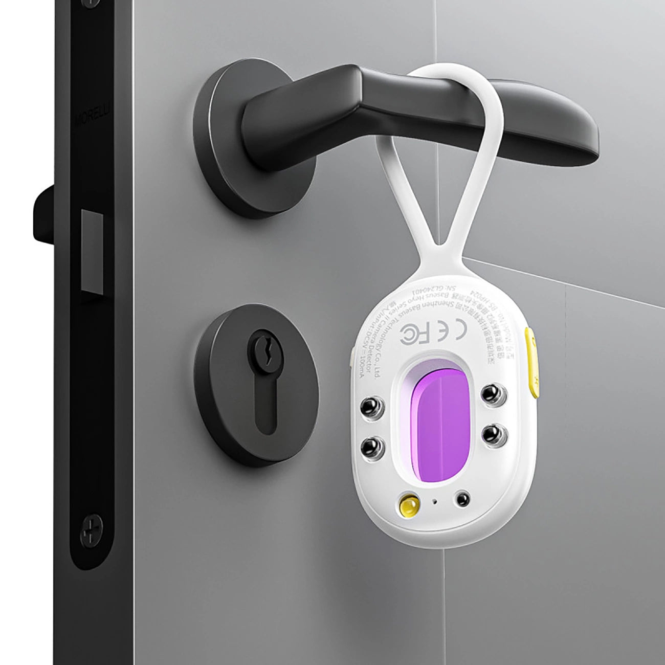 Baseus Heyo Series II Hidden Camera Detector with Alarm and Mini Flashlight + Baseus Simple USB-A - USB-C Cable - White_8