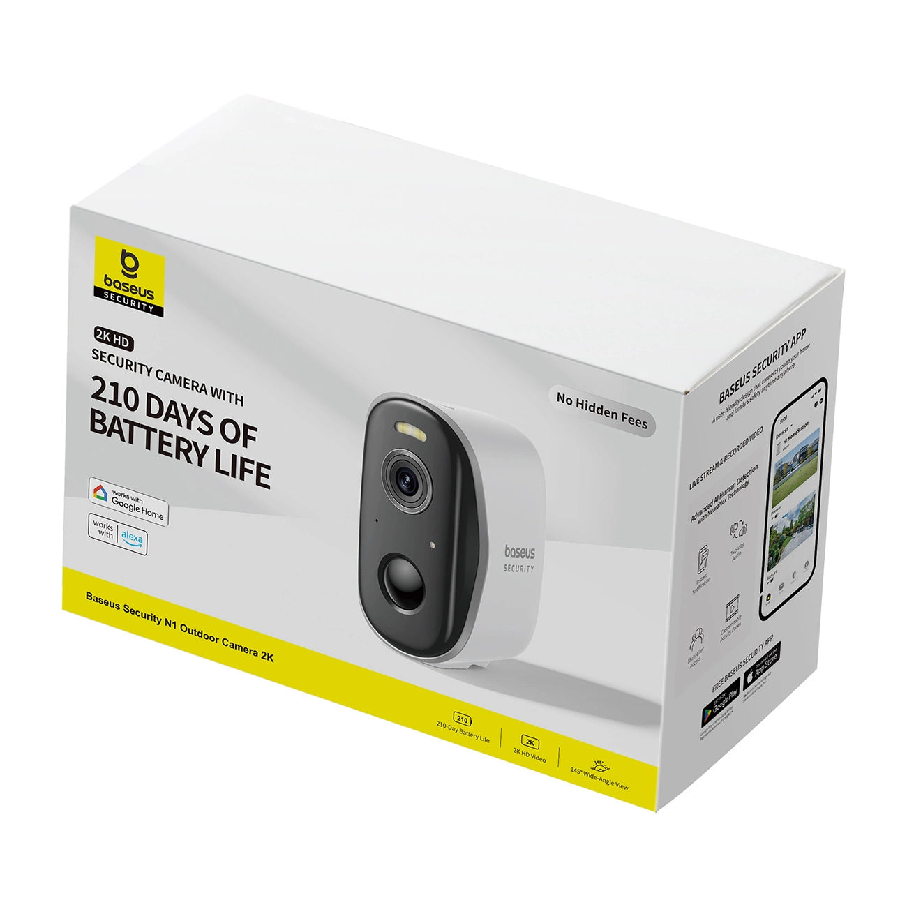 Baseus Security N1 2K Outdoor Camera – White_2