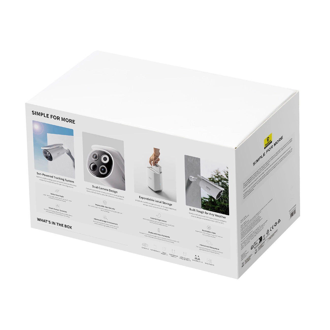Câmara Baseus Security S1 Pro Outdoor / Branco / S0TX002131_3