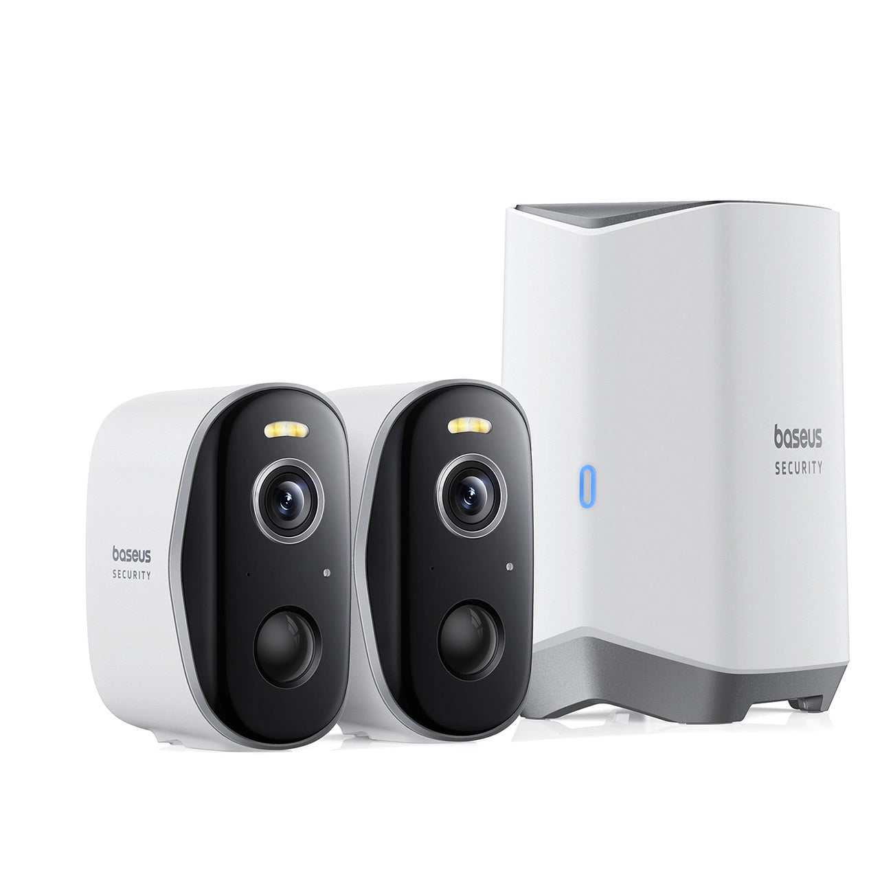 Câmara de Segurança Baseus N1 Plus / Exterior 2K / 2-Cam Kit / Branco / S0TY002131_1