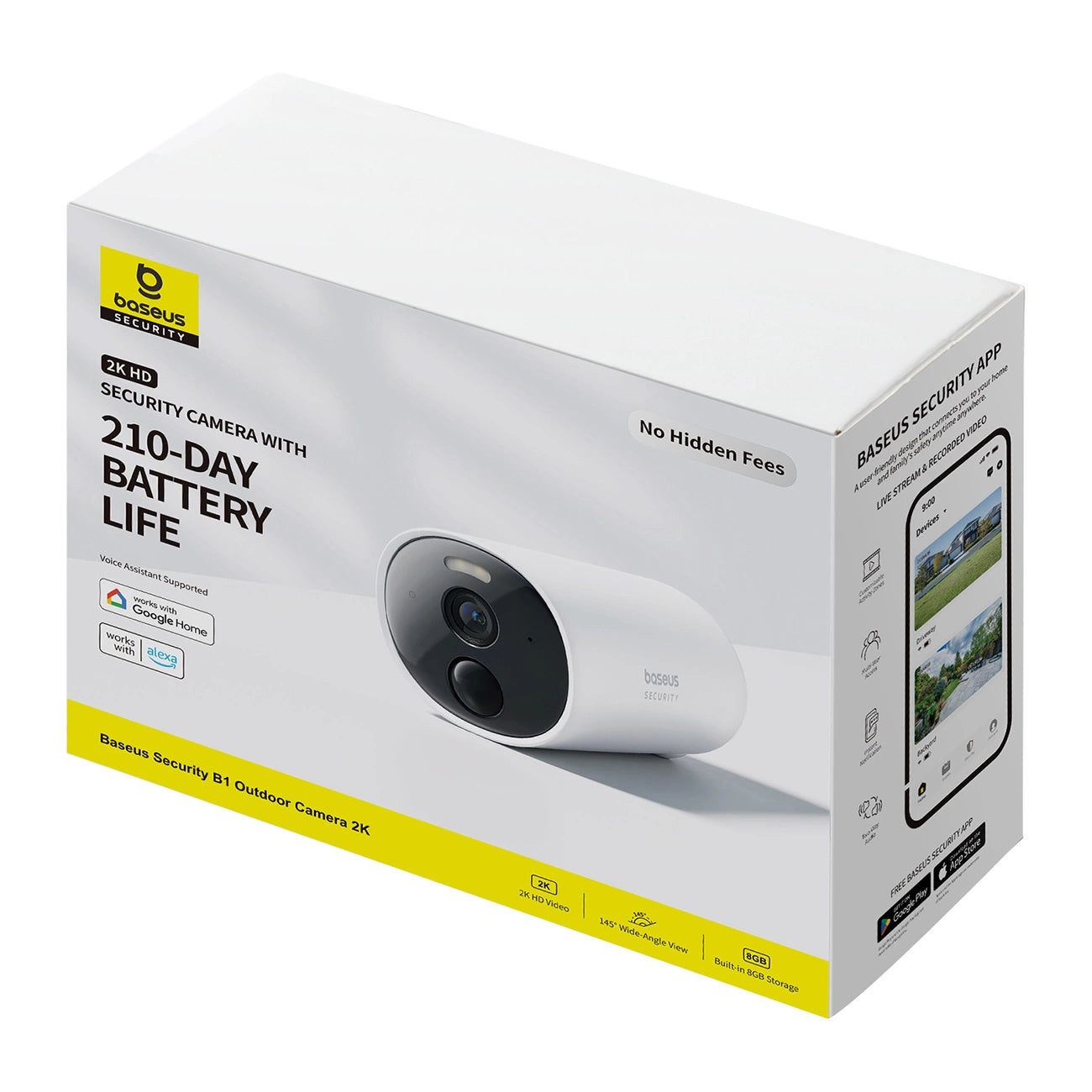 Câmara de Segurança Baseus B1 Outdoor / Branco / S0SV002130_4