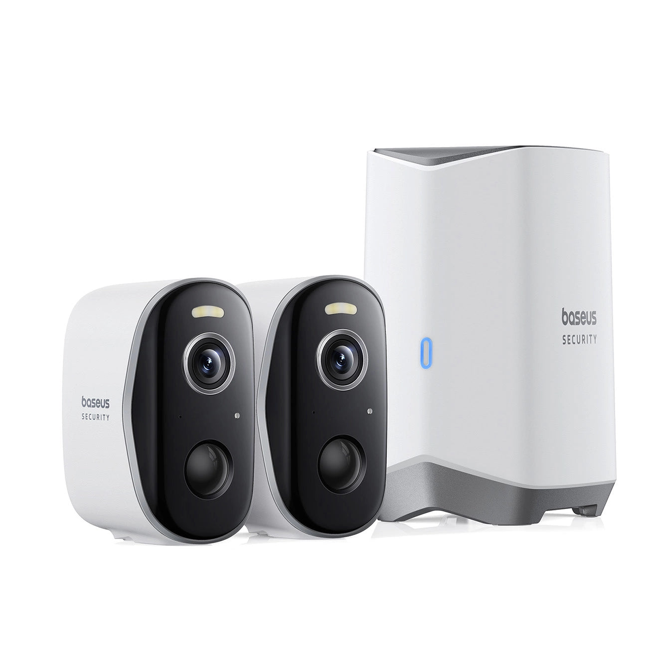 Baseus Security N1 2K Outdoor Monitoring Kit (2 Cameras) – White_1