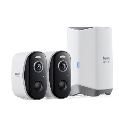 Baseus Security N1 2K Outdoor Monitoring Kit (2 Cameras) – White_1