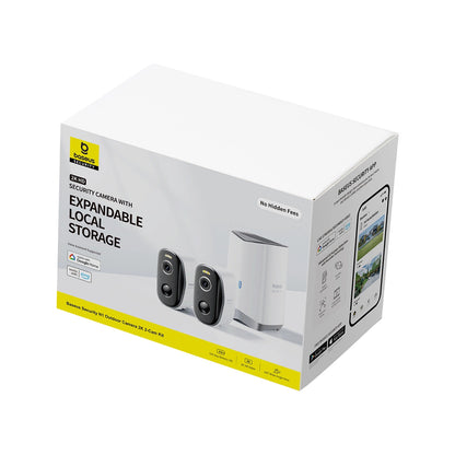 Baseus Security N1 2K Outdoor Monitoring Kit (2 Cameras) – White_3