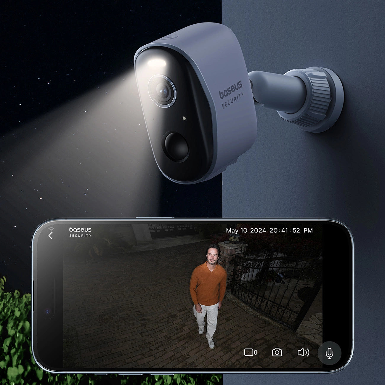 Baseus Security N1 2K Outdoor Monitoring Kit (2 Cameras) – White_8