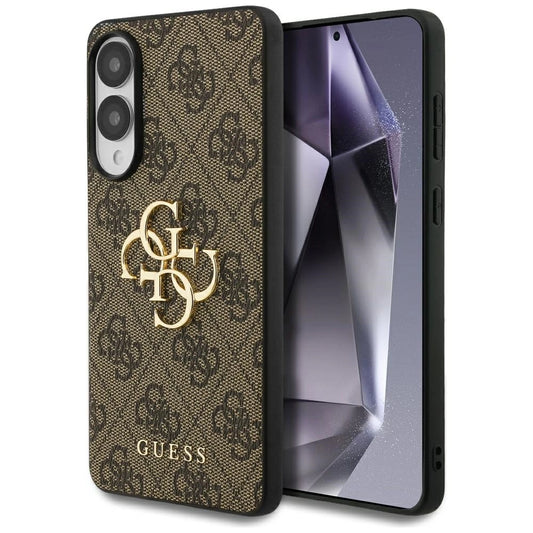 Guess Big 4G Logo Classic Logo Case for Samsung Galaxy S25 Edge - Brown_0