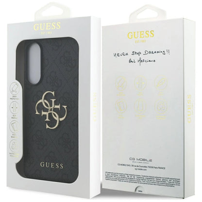 Guess Big 4G Logo Classic Logo case for Samsung Galaxy S25 Edge - black_7