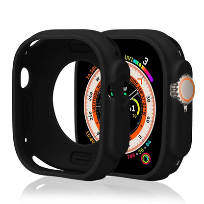 Silicone Watch Case for Apple Watch 49mm (Ultra 1/2) - Black_1