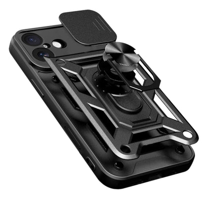 Etui Hybrid Armor Camshield na iPhone 17 pancerne z podstawką i osłoną aparatu - czarne_7