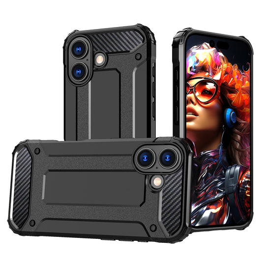 Etui Hybrid Armor na iPhone 17 pancerne - czarne_0