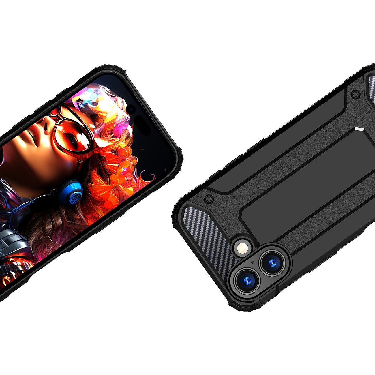 Etui Hybrid Armor na iPhone 17 pancerne - czarne_2
