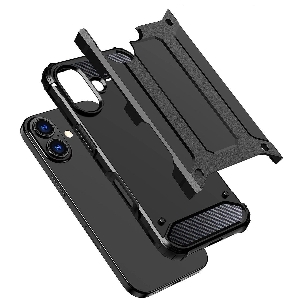 Etui Hybrid Armor na iPhone 17 pancerne - czarne_6