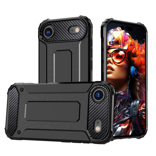Etui Hybrid Armor na iPhone 17 Air pancerne - czarne_0