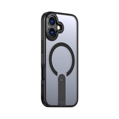 Etui Hybrid Armor X na iPhone 17 z podstawką kompatybilne z MagSafe - czarne_0