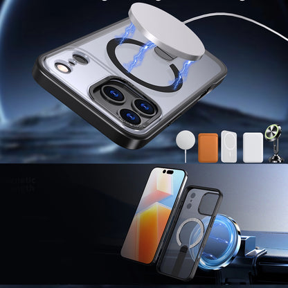 Etui Hybrid Armor X na iPhone 17 Pro z podstawką kompatybilne z MagSafe - czarne_3