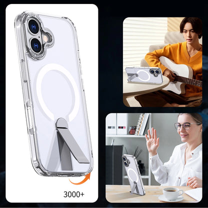 Etui Hybrid Armor X na iPhone 17 z podstawką kompatybilne z MagSafe - przezroczyste_7
