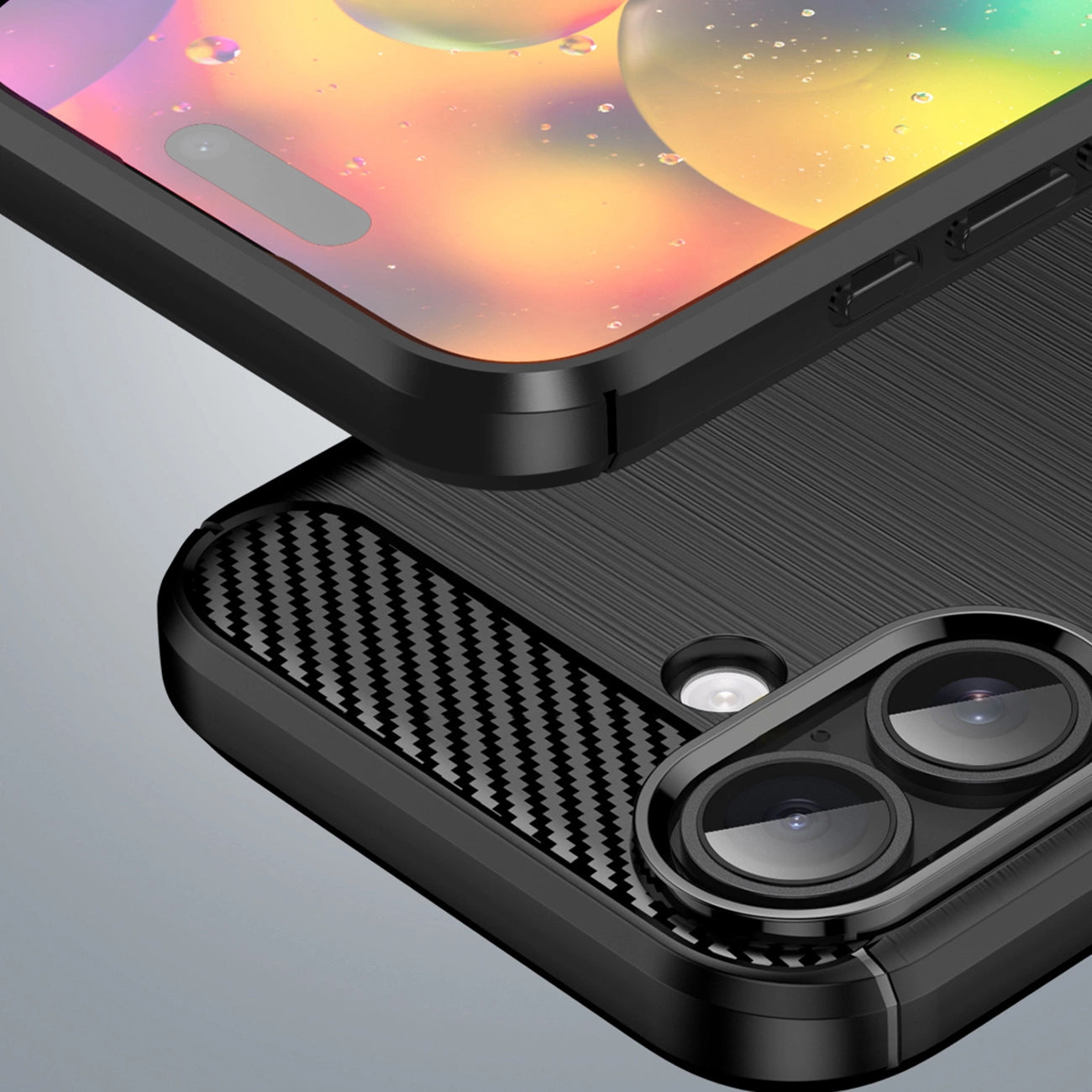 Etui Carbon Case na iPhone 17 - czarne_5