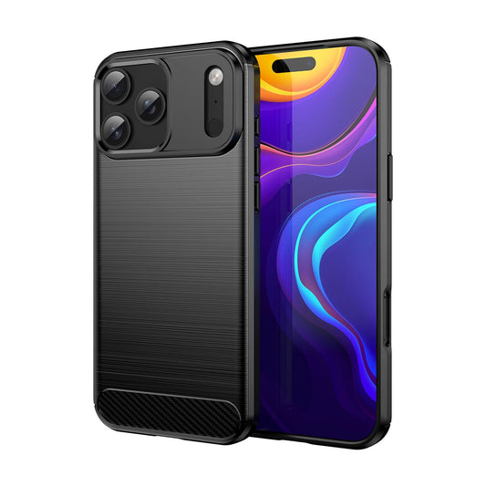 Etui Carbon Case na iPhone 17 Pro Max - czarne_0
