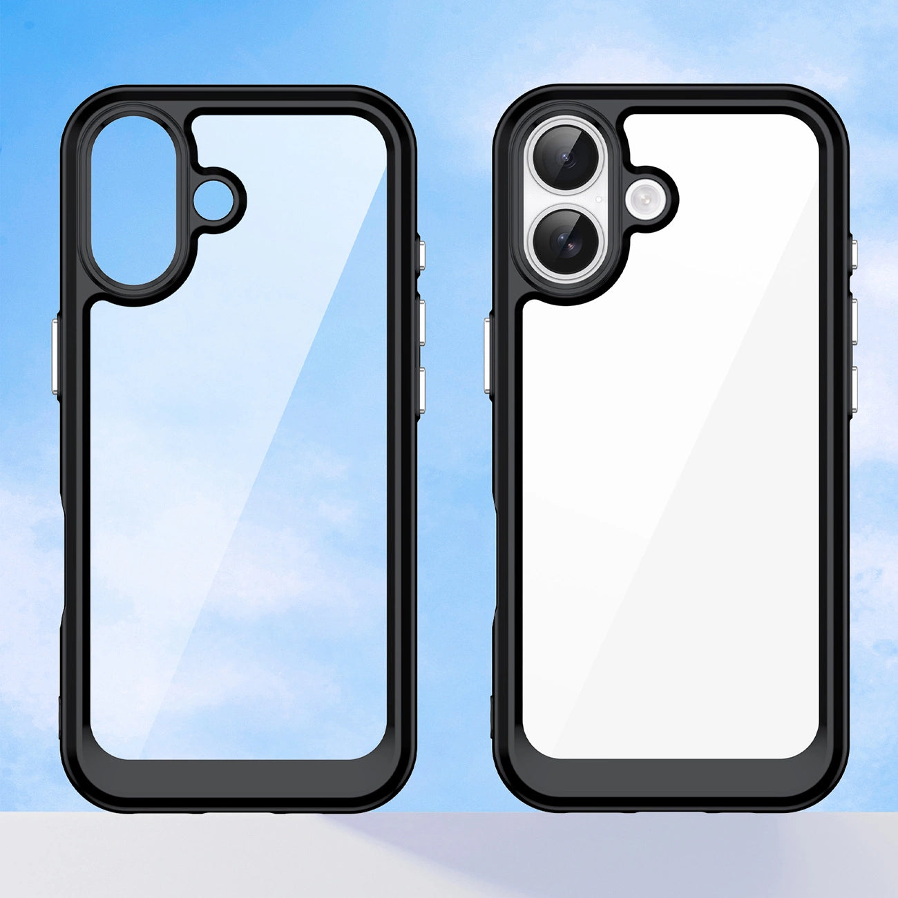 Etui Outer Space na iPhone 17 - czarne przezroczyste_7