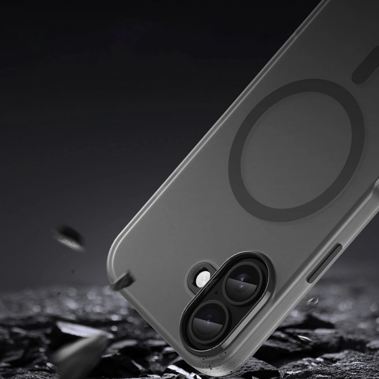 Etui Magnetic Abrasive na iPhone 17 kompatybilne z MagSafe - matowe czarne_6