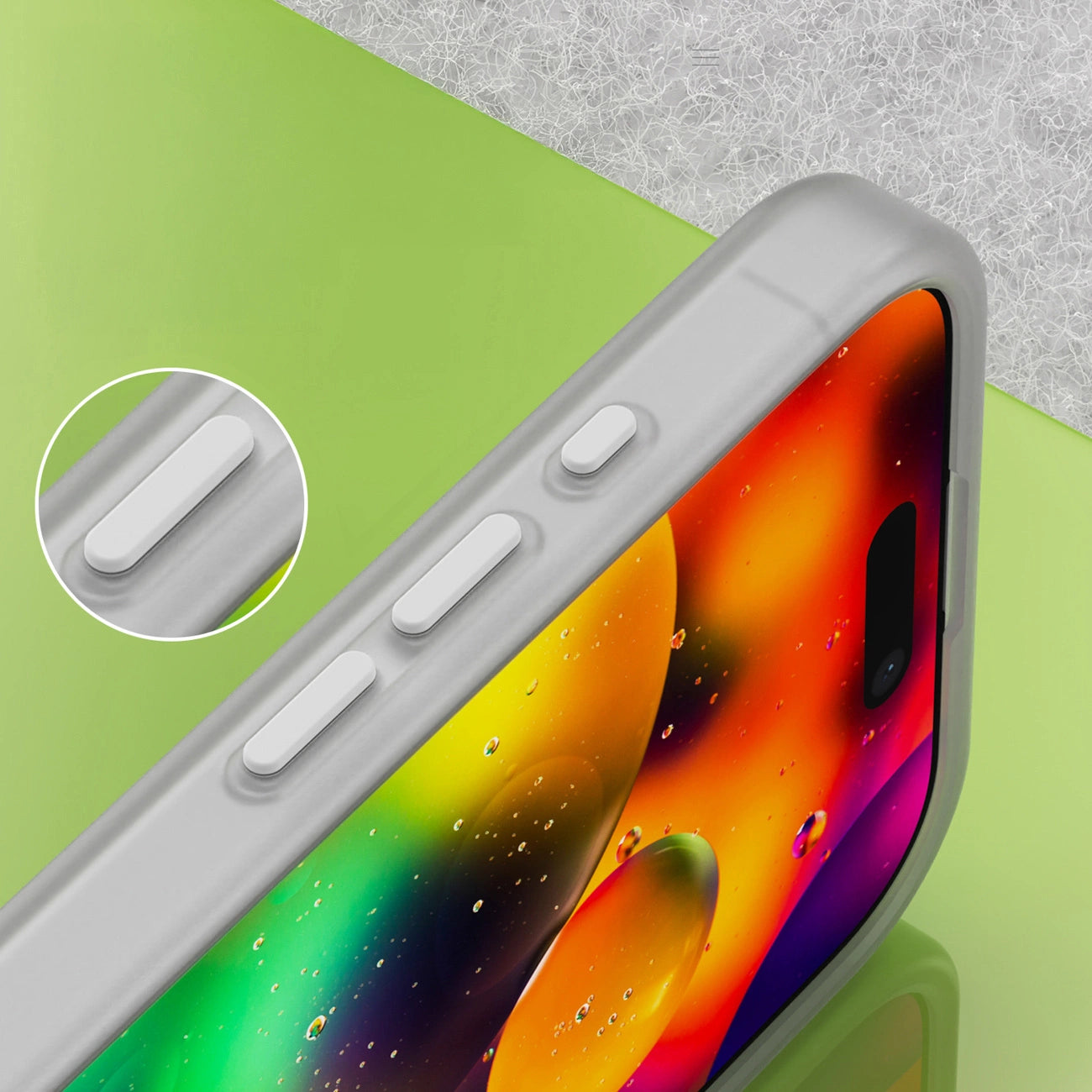 Etui Magnetic Abrasive na iPhone 17 kompatybilne z MagSafe - matowe białe_6