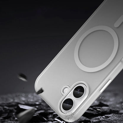 Etui Magnetic Abrasive na iPhone 17 kompatybilne z MagSafe - matowe białe_7