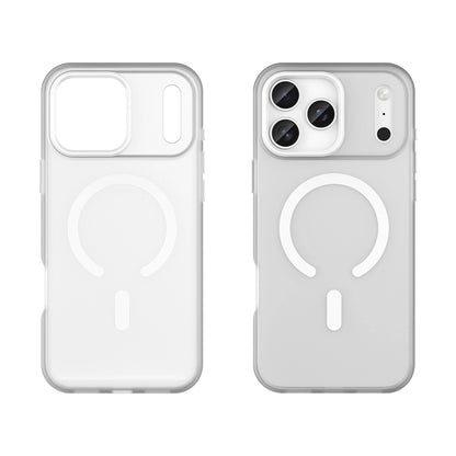 Etui Magnetic Abrasive na iPhone 17 Pro kompatybilne z MagSafe - matowe białe_1