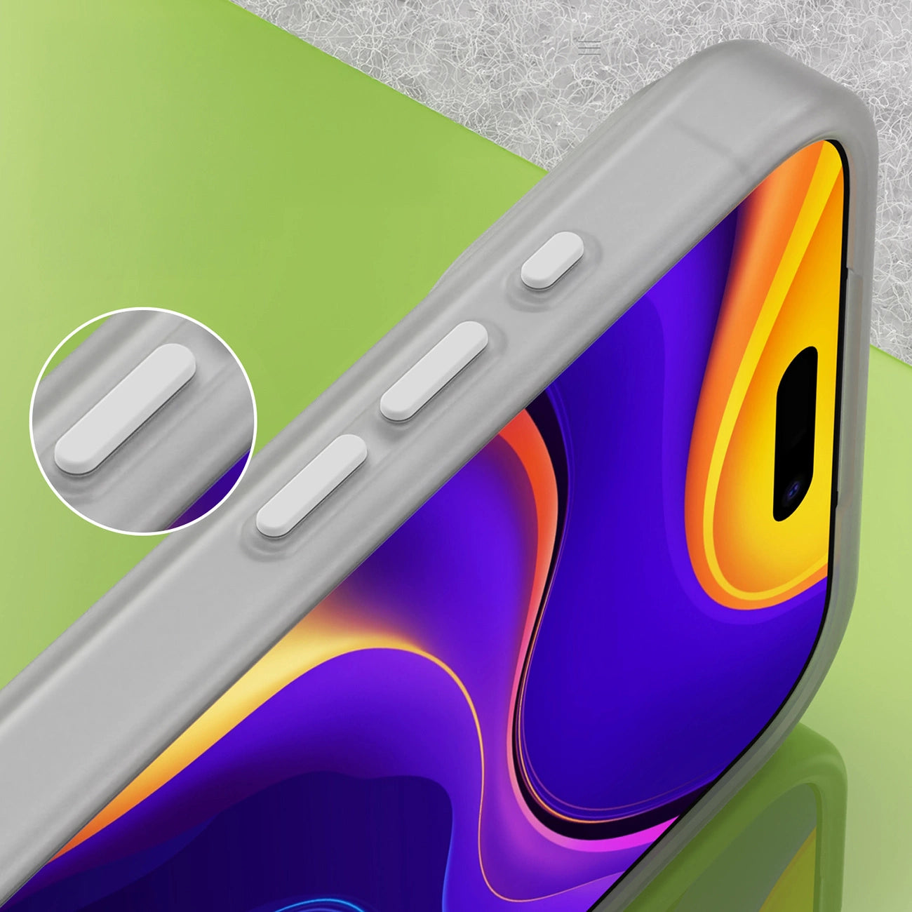 Etui Magnetic Abrasive na iPhone 17 Pro kompatybilne z MagSafe - matowe białe_7