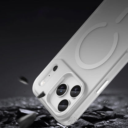 Etui Magnetic Abrasive na iPhone 17 Pro kompatybilne z MagSafe - matowe białe_8