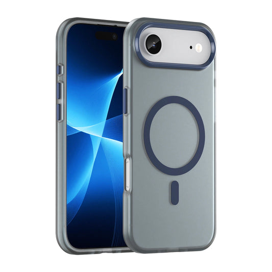 Etui Magnetic Abrasive na iPhone 17 Air kompatybilne z MagSafe - matowe niebieskie_0