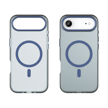 Etui Magnetic Abrasive na iPhone 17 Air kompatybilne z MagSafe - matowe niebieskie_1