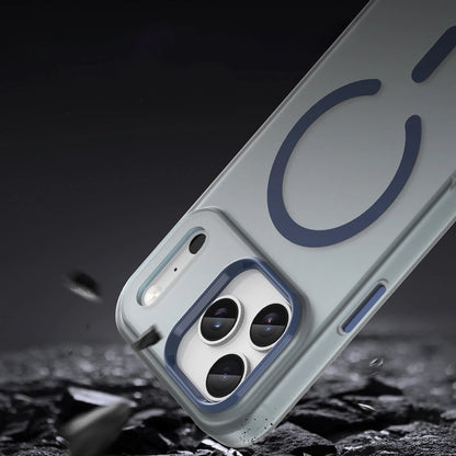 Etui Magnetic Abrasive na iPhone 17 Pro kompatybilne z MagSafe - matowe niebieskie_8